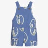 Mini Rodini Blue Cotton Dungarees