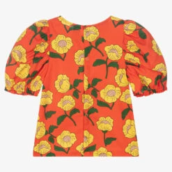 Mini Rodini Girls Orange & Yellow Cotton Flowers Blouse -Deals Whimsy Collection Store mini rodini girls orange yellow cotton flowers blouse 489730 a33f4dd747578728a5a125973136ea55be2f44f3