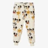 Mini Rodini Ivory Cotton Jersey Ritzratz Joggers