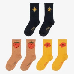 Mini Rodini Organic Cotton Socks (3 Pack) -Deals Whimsy Collection Store mini rodini organic cotton socks 3 pack 487753 826958b57928f83999f39cb0c66ec6e3bf210855