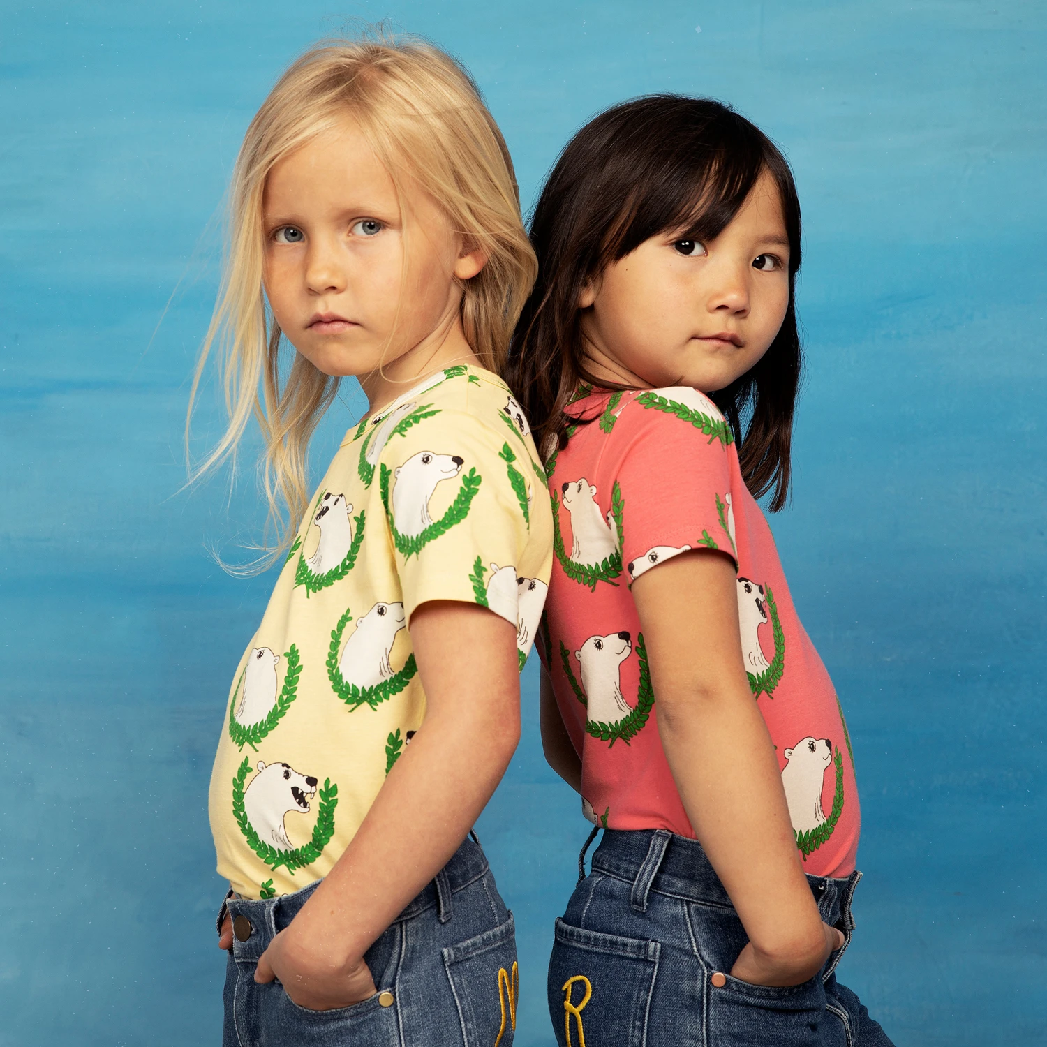 Mini Rodini Pink Polar Bear T-Shirt 2 Mini Rodini Pink Polar Bear T-Shirt - Image 2