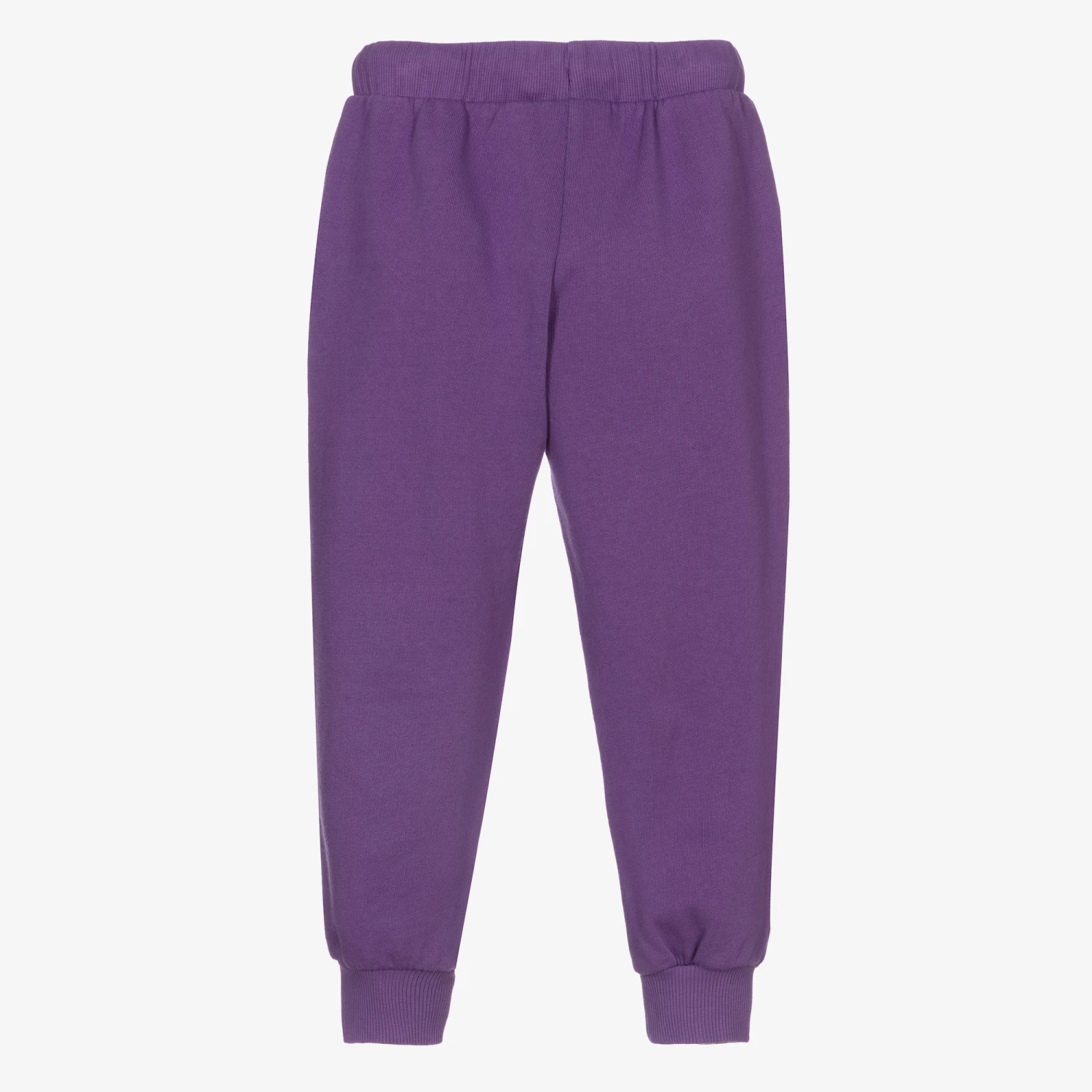 Mini Rodini Purple Cotton Horse Joggers 2 Mini Rodini Purple Cotton Horse Joggers - Image 2