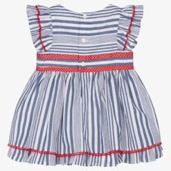 Miranda Girls Blue & White Striped Cotton Dress 6 Miranda Girls Blue & White Striped Cotton Dress -Deals Whimsy Collection Store miranda girls blue white striped cotton dress 490919 b087450f7a304b91c28df2e0af5ba4063d409992
