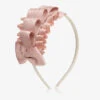 Miranda Girls Pink Grosgrain Bow Hairband
