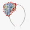 Miranda Girls White & Blue Floral Hairband