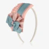 Miranda Pink & Blue Ruffle Hairband
