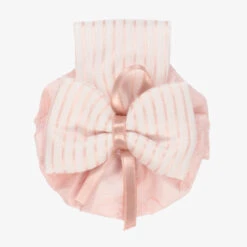 Miranda Pink Bow Hair Clip (10cm)