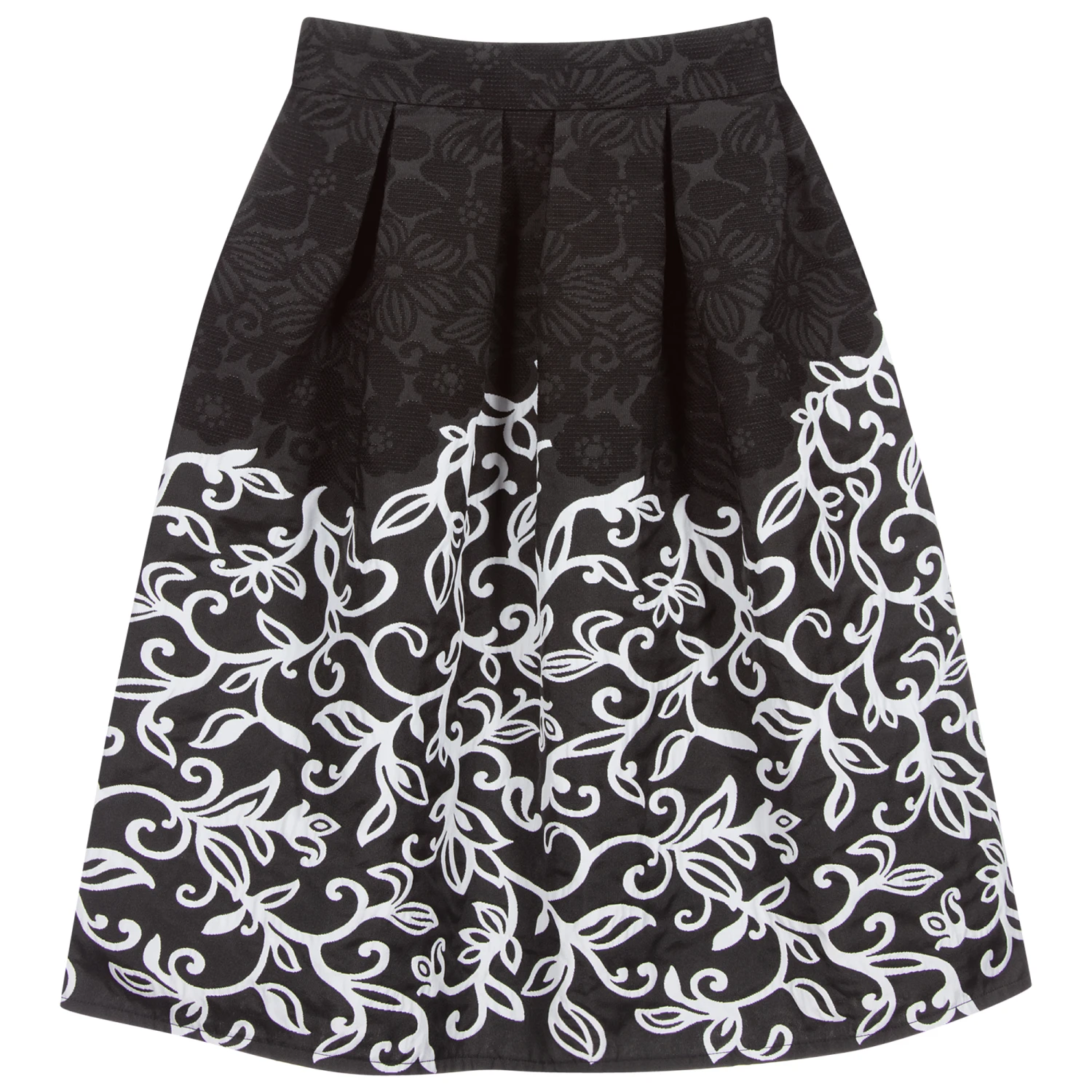 Miss Blumarine Girls Black & White Skirt 3 Miss Blumarine Girls Black & White Skirt - Image 3