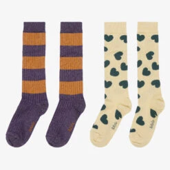 Molo Beige & Purple Socks (2 Pack) -Deals Whimsy Collection Store molo beige purple socks 2 pack 447583 010ba7222ba9ccb1ff79acf88c85a4f4913a1a25