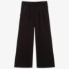 Molo Black Wide Leg Trousers