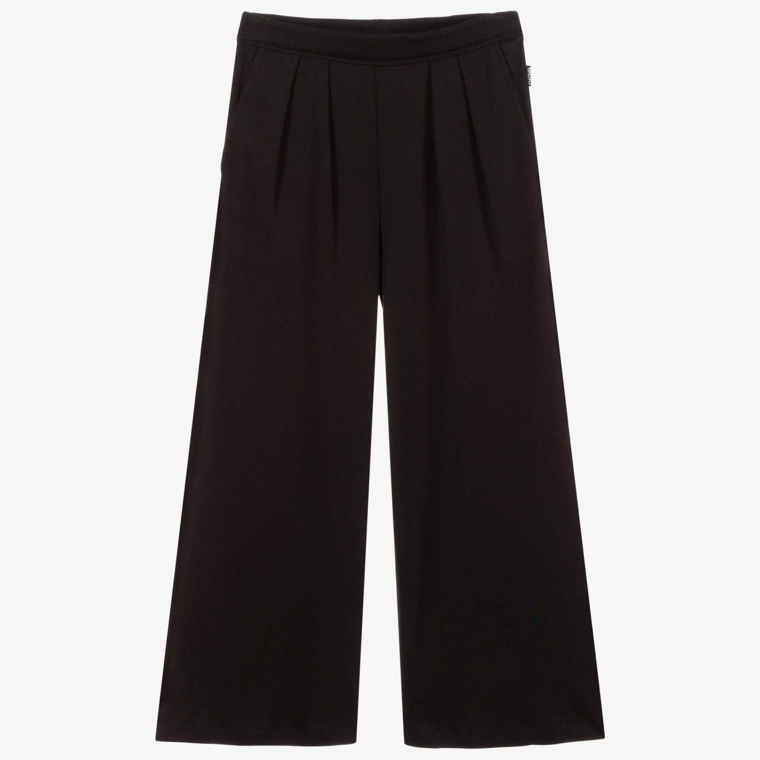 Molo Black Wide Leg Trousers 1 Molo Black Wide Leg Trousers