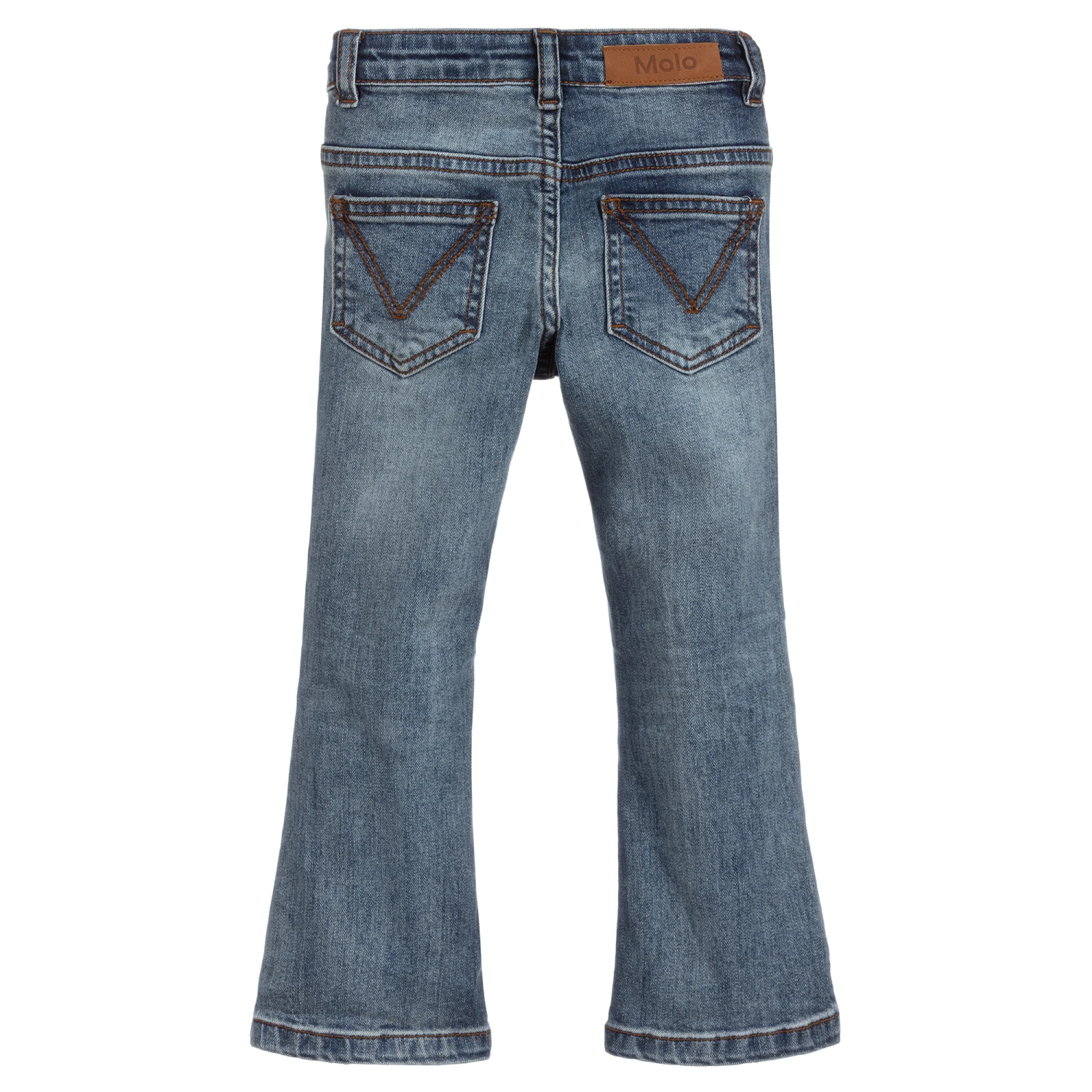 Molo Blue Flared Slim-Fit Jeans 3 Molo Blue Flared Slim-Fit Jeans - Image 3