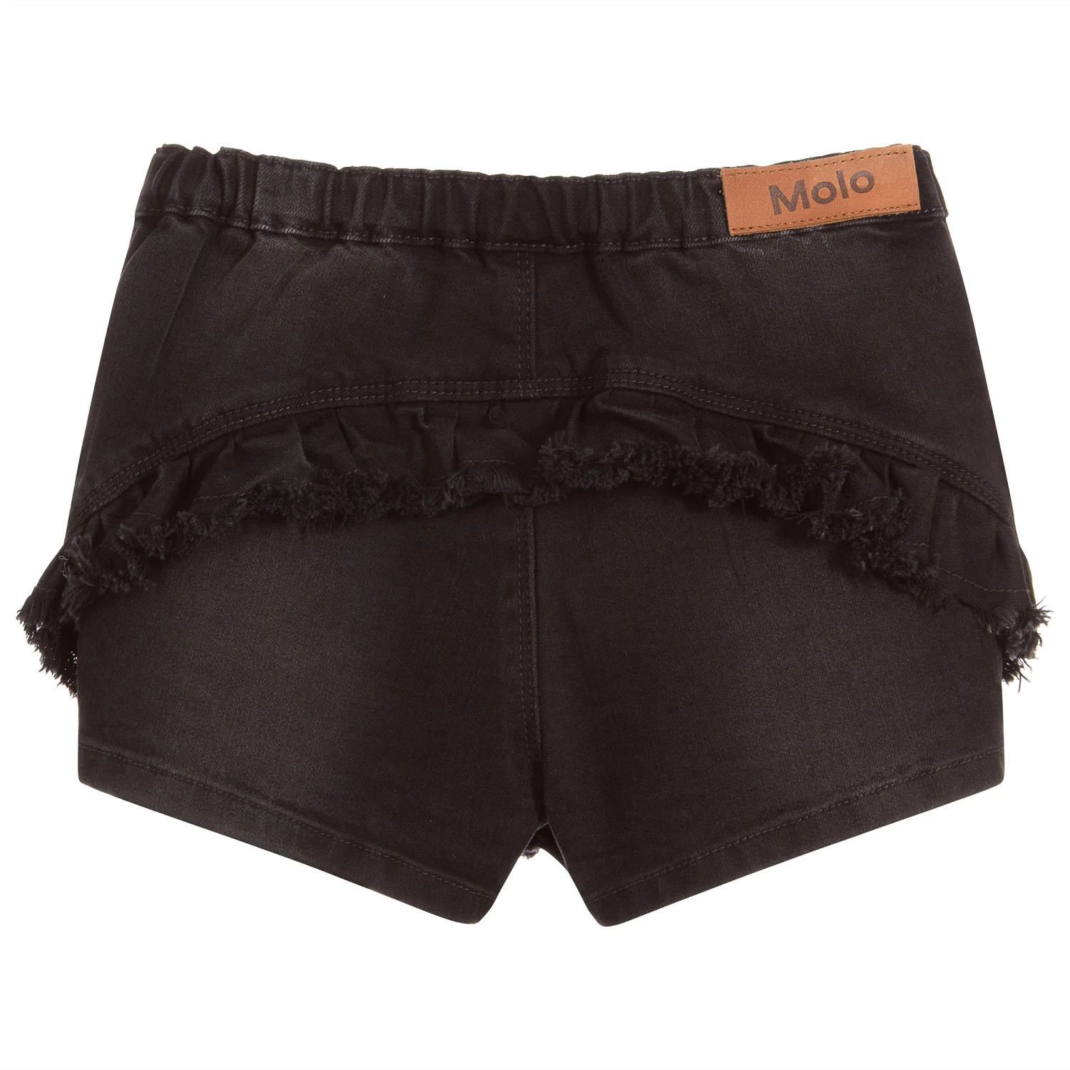 Molo Girls Black Denim Shorts 3 Molo Girls Black Denim Shorts - Image 3