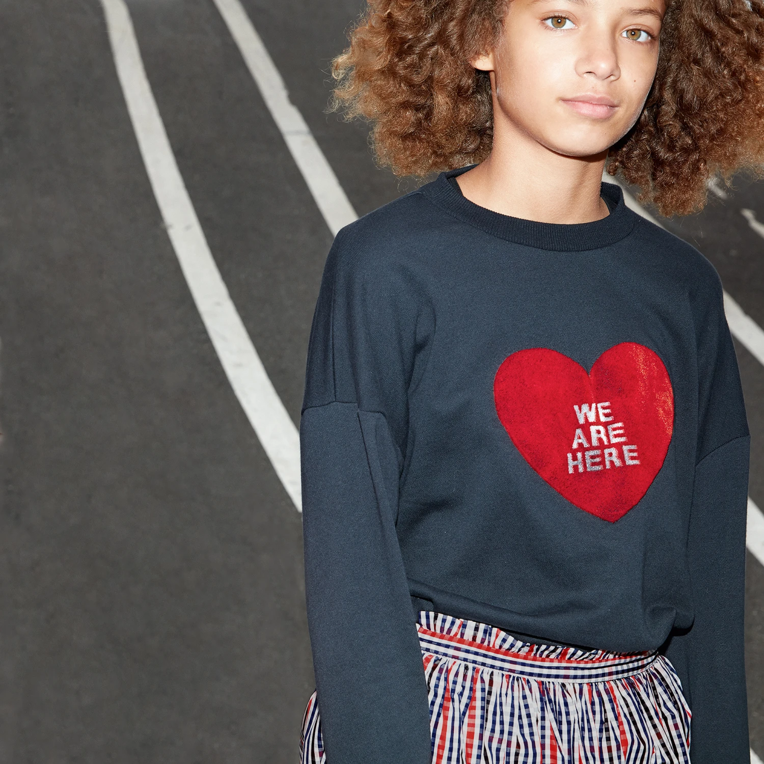 Molo Girls Blue & Red Check Skirt 2 Molo Girls Blue & Red Check Skirt - Image 2