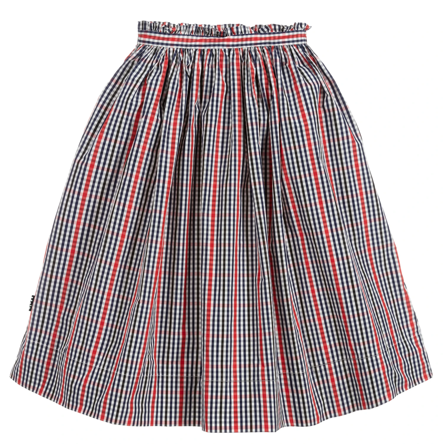 Molo Girls Blue & Red Check Skirt 3 Molo Girls Blue & Red Check Skirt - Image 3