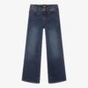 Molo Girls Blue Wide Leg Jeans