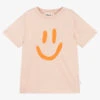 Molo Girls Pink Organic Cotton T-Shirt