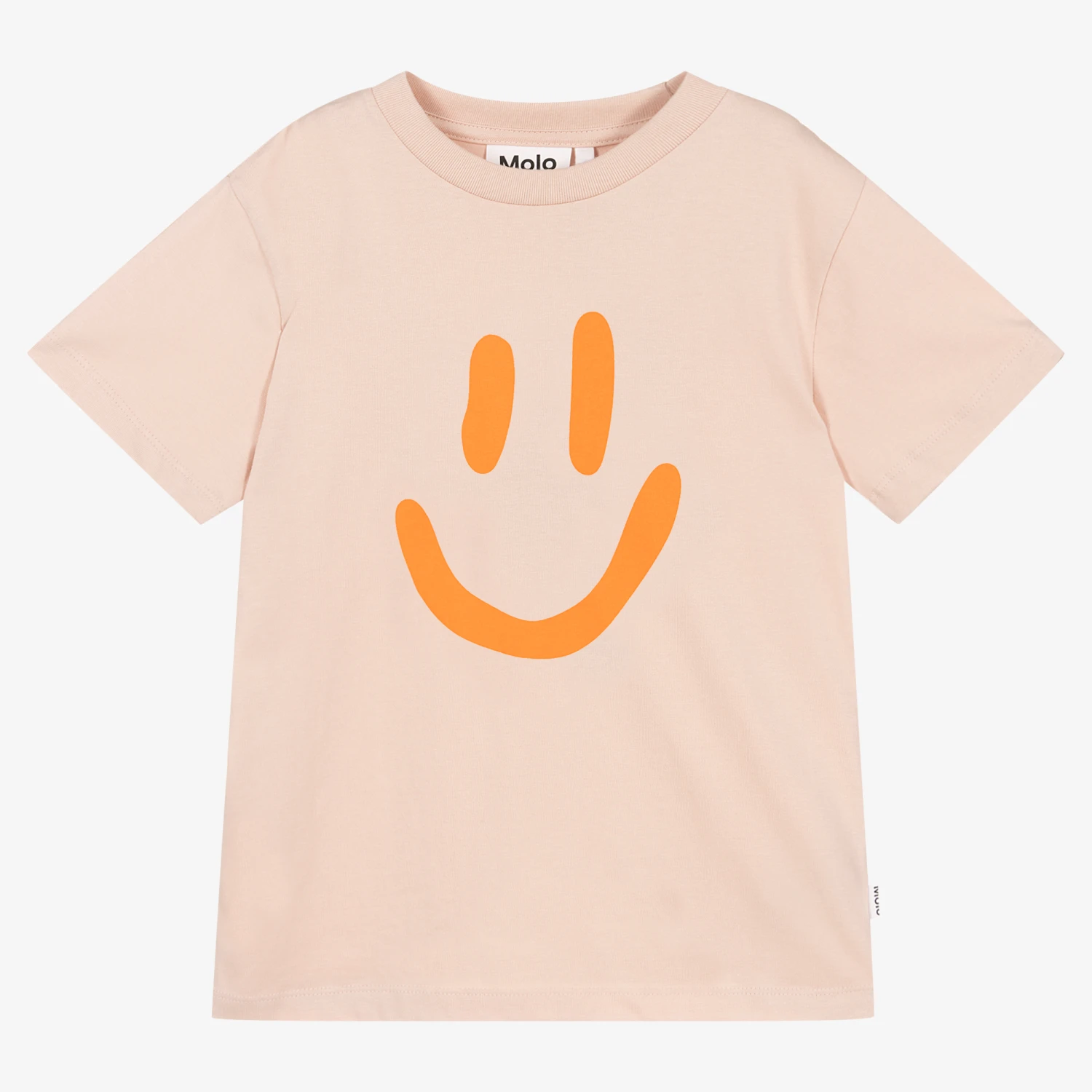 Molo Girls Pink Organic Cotton T-Shirt 1 Molo Girls Pink Organic Cotton T-Shirt