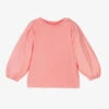 Molo Girls Pink Organic Cotton Top