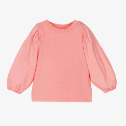 Molo Girls Pink Organic Cotton Top