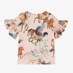 Molo Girls Pink Winged Horses T-Shirt -Deals Whimsy Collection Store molo girls pink winged horses t shirt 482280 7d043ae2bc541b7f3627cd2377454332c40a4ee4