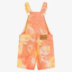 Molo Girls Pink & Yellow Tie Dye Short Dungarees -Deals Whimsy Collection Store molo girls pink yellow tie dye short dungarees 482277 959c68201bff04407aca8e49cafef1e1a170790a