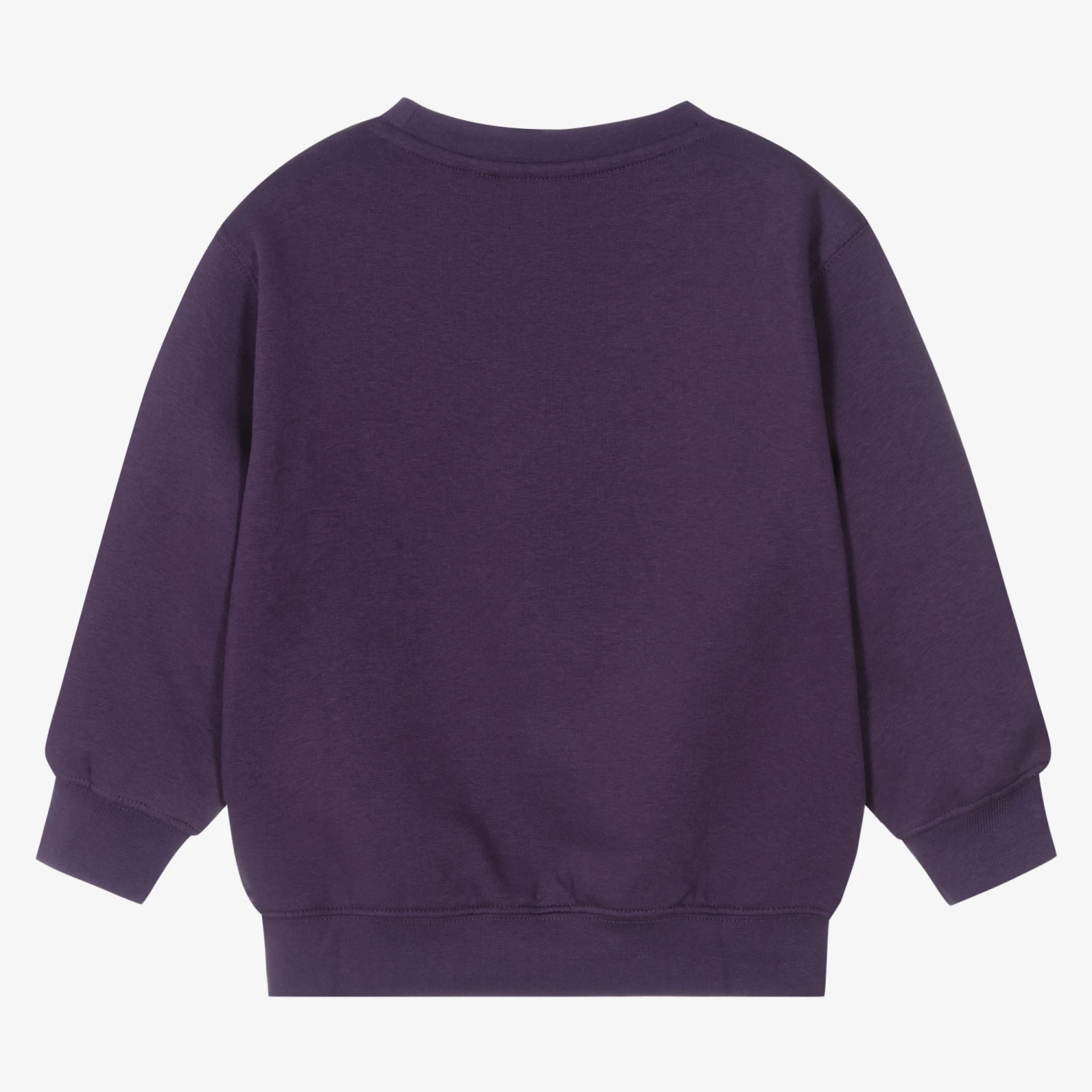 Molo Girls Purple Cotton Sweatshirt 3 Molo Girls Purple Cotton Sweatshirt - Image 3