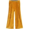 Molo Girls Yellow Velour Trousers