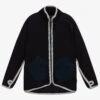 Molo Navy Blue Zip-Up Fleece