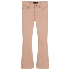 Molo Pink Flared Slim-Fit Jeans