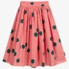 Molo Pink & Green Polka Dot Skirt
