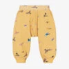 Molo Yellow Birds Cotton Joggers