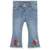 Monnalisa Bebé Baby Girls Blue Denim Jeans