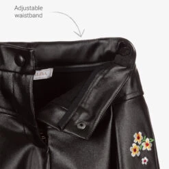 Monnalisa Black Faux Leather Shorts -Deals Whimsy Collection Store monnalisa black faux leather shorts 416503 e9bfabe5d5ed6c8e6f8e532bc603498246c8e749