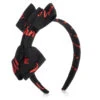 Monnalisa Black & Red Logo Hairband