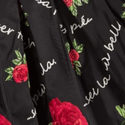 Monnalisa Chic Black Skirt With Red Roses -Deals Whimsy Collection Store monnalisa black skirt with red roses 274350 10c9120719791fe4c7e6a54a5b6dd7cf1d5331a0