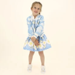 Monnalisa Blue Clouds Tweety Zip-Up Top -Deals Whimsy Collection Store monnalisa blue clouds tweety zip up top 420752 968b1556baf52319844fc4447ef0c513592188ca