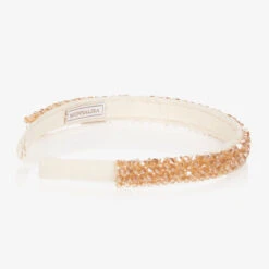 Monnalisa Girls Beige Crystal Hairband -Deals Whimsy Collection Store monnalisa girls beige crystal hairband 503331 df06fa363dff7295c377373b5480016951476490