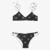 Monnalisa Girls Black & White Bikini