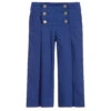 Monnalisa Girls Blue Cotton Culottes