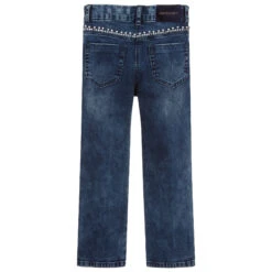 Monnalisa Chic Girls Blue Cotton Denim Jeans 6 Monnalisa Chic Girls Blue Cotton Denim Jeans -Deals Whimsy Collection Store monnalisa girls blue cotton denim jeans 261874 011861373de4f1c1f66c8377eb27ef9a82c66386