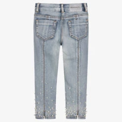 Monnalisa Girls Blue Denim & Pearl Jeans -Deals Whimsy Collection Store monnalisa girls blue denim pearl jeans 483866 8dbfeca17b061f0b01298b1503ac10a0e90b6e02
