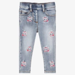 Monnalisa Girls Blue Disney Jeans