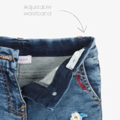 Monnalisa Girls Blue Embroidered & Frayed Denim Jeans -Deals Whimsy Collection Store monnalisa girls blue embroidered frayed denim jeans 483845 87f9a8955ca0e6071dca94d57a76e2359cf9f046