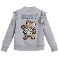 Monnalisa Girls Grey Cotton Zip-Up Top -Deals Whimsy Collection Store monnalisa girls grey cotton zip up top 274407 ba7b3214a174a9041fb61060aa4f99545f4dde8d