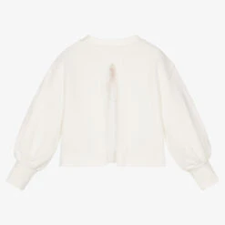 Monnalisa Girls Ivory Cropped Sweatshirt 5 Monnalisa Girls Ivory Cropped Sweatshirt -Deals Whimsy Collection Store monnalisa girls ivory cropped sweatshirt 471230 56b10efa351bc5b6902aa532e27faa6c503a4fce
