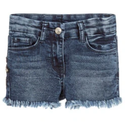 Monnalisa Girls Lola Bunny Denim Shorts