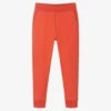 Monnalisa Girls Orange Cotton Joggers