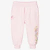 Monnalisa Girls Pink Cotton Tulip Joggers