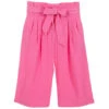 Monnalisa Chic Girls Pink Crêpe Trousers